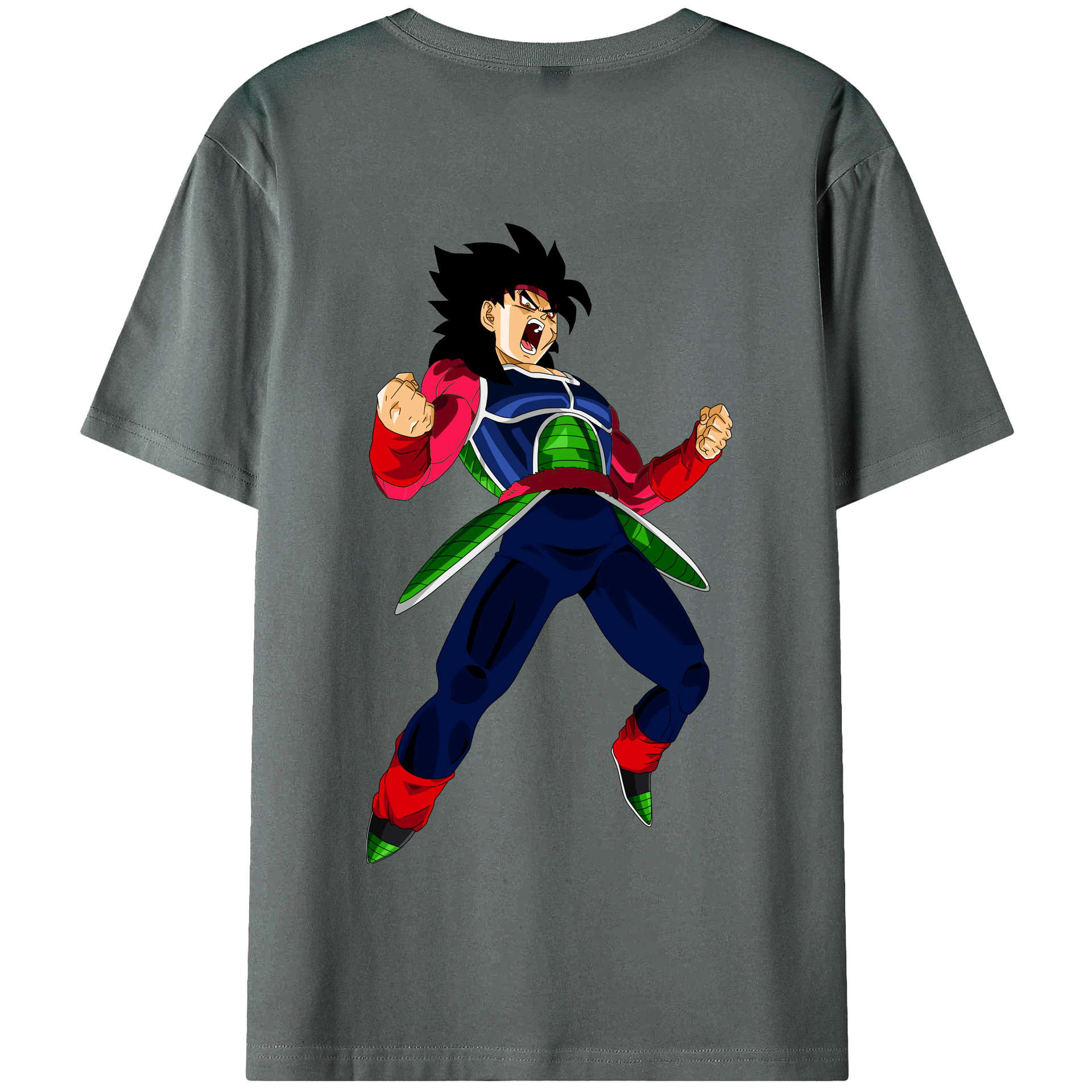 （画像用） ドラゴンボール バーダック DRAGON BALL Burdock 綿100％半袖Tシャツ（背面プリント）